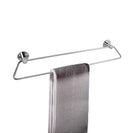 Zevi 600mm Self Adhesive Chrome Double Towel Rail Stainless Steel 304 Wall Mounted Drill Free - NZHomeware