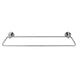Zevi 600mm Self Adhesive Chrome Double Towel Rail Stainless Steel 304 Wall Mounted Drill Free - NZHomeware