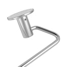 Zevi 600mm Self Adhesive Chrome Single Towel Rail Stainless Steel 304 Wall Mounted Drill Free - NZHomeware