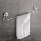 Zevi 600mm Self Adhesive Chrome Single Towel Rail Stainless Steel 304 Wall Mounted Drill Free - NZHomeware