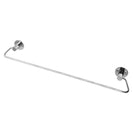 Zevi 600mm Self Adhesive Chrome Single Towel Rail Stainless Steel 304 Wall Mounted Drill Free - NZHomeware