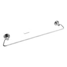 Zevi 600mm Self Adhesive Chrome Single Towel Rail Stainless Steel 304 Wall Mounted Drill Free - NZHomeware