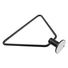 Zevi Self Adhesive Round Black Hand Towel Holder 304 Stainless Steel Drill Free - NZHomeware