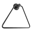 Zevi Self Adhesive Round Black Hand Towel Holder 304 Stainless Steel Drill Free - NZHomeware