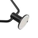 Zevi Self Adhesive Round Black Hand Towel Holder 304 Stainless Steel Drill Free - NZHomeware