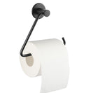 Zevi Self Adhesive Round Black Toilet Paper Roll Holder 304 Stainless Steel Drill Free - NZHomeware