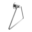 Zevi Self Adhesive Round Chrome Hand Towel Holder 304 Stainless Steel Drill Free - NZHomeware