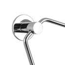 Zevi Self Adhesive Round Chrome Hand Towel Holder 304 Stainless Steel Drill Free - NZHomeware