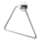 Zevi Self Adhesive Round Chrome Hand Towel Holder 304 Stainless Steel Drill Free - NZHomeware