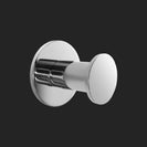Zevi Self Adhesive Round Chrome Robe Hook 304 Stainless Steel Wall Mounted Drill Free - NZHomeware