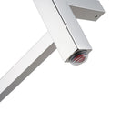 800Hx400Wx120D mm Square Chrome Electric Heated Towel Rail 7 Bars - NZHomeware
