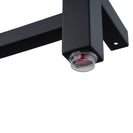 800Hx400Wx120D mm Square Matte Black Electric Heated Towel Rail 7 Bars - NZHomeware