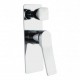 Rumia Chrome Shower Wall Mixer With Diverter
