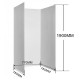 800*800*800mm 1900mm Height 3 -Side Acrylic Shower Wall Liner